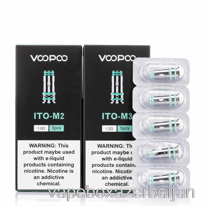 E-Juice Vape VOOPOO ITO Replacement Coils 0.5ohm ITO-M0 Coil